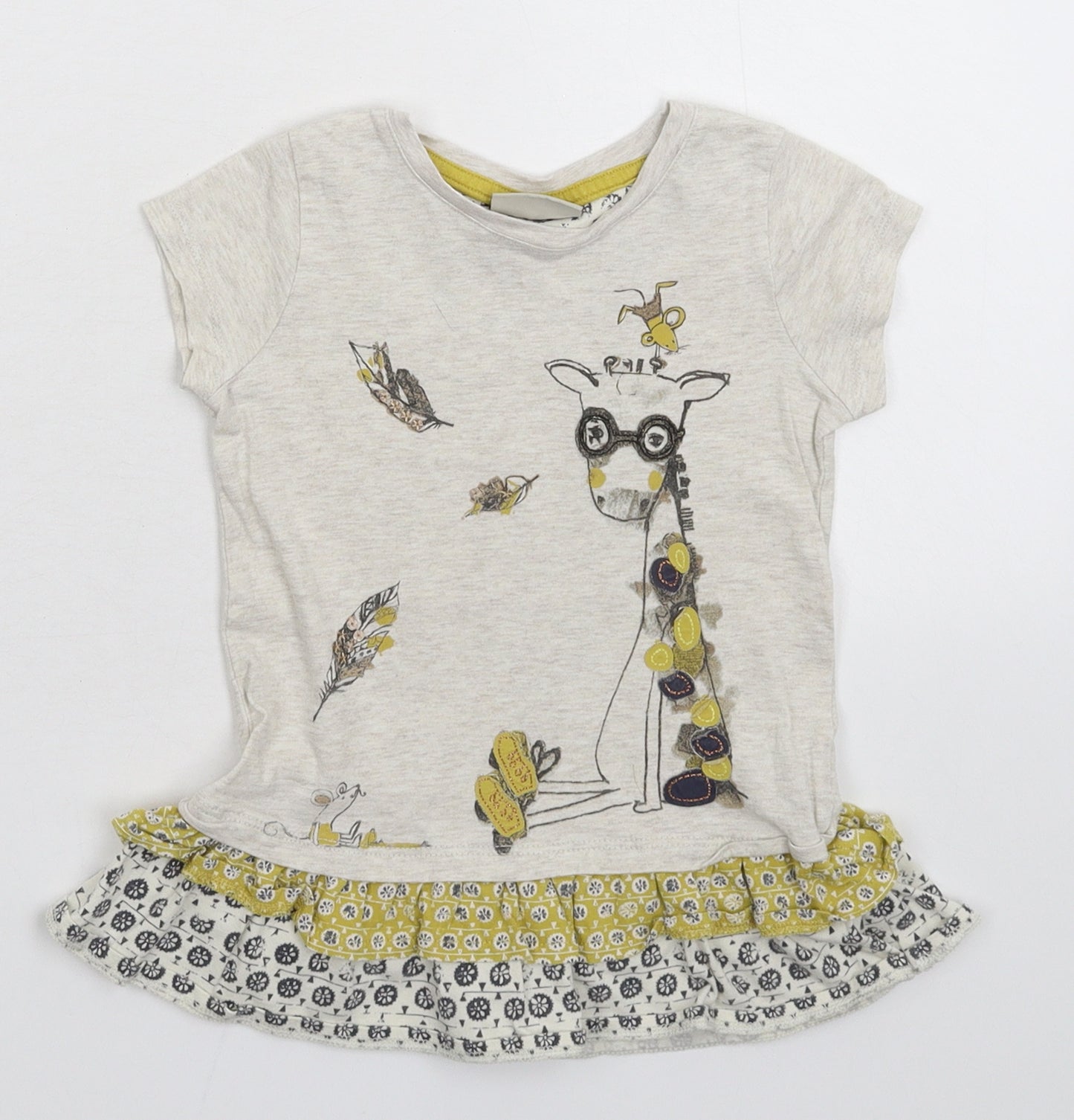 NEXT Girls Grey   T-Shirt Dress  Size 18-24 Months