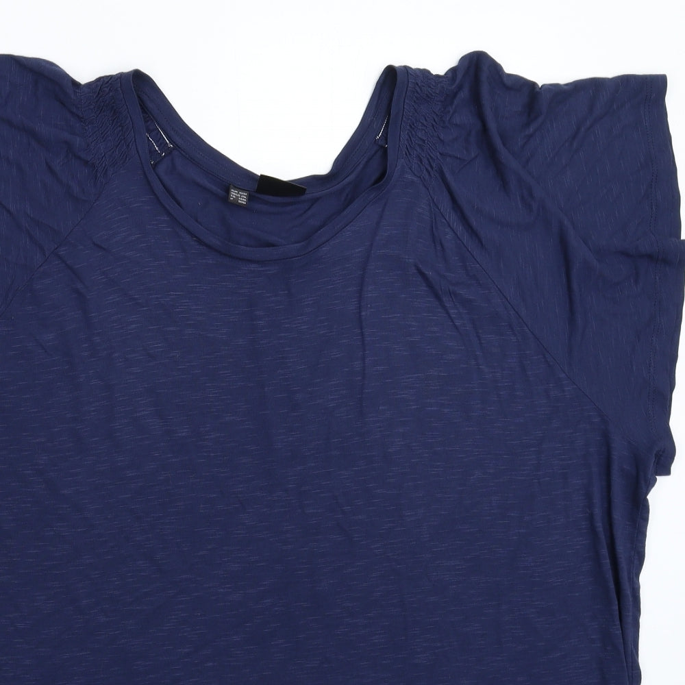 bonprix Womens Blue   Basic T-Shirt Size 2XL