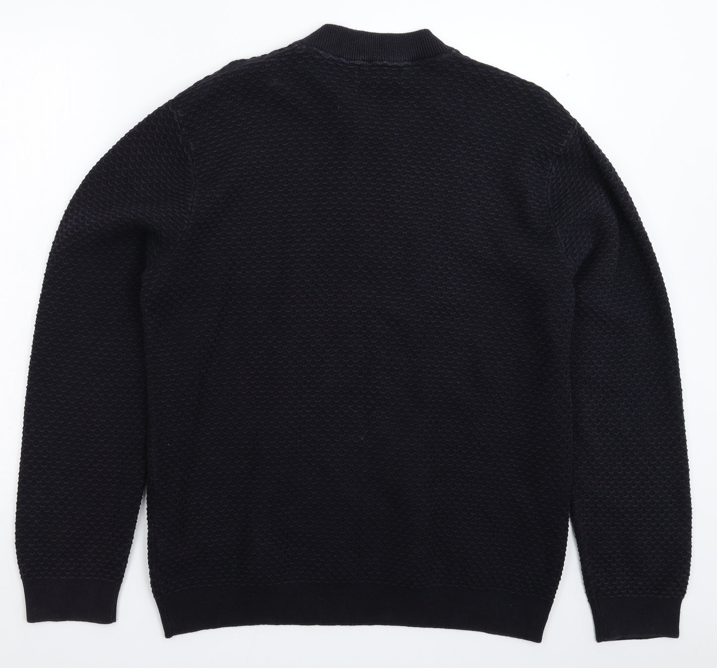 Autograph Mens Blue  Knit Pullover Jumper Size XL