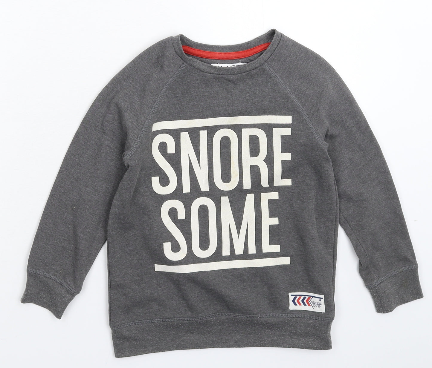 Marks and Spencer Boys Grey   Pullover Sweatshirt Size 6-7 Years
