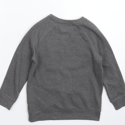 Marks and Spencer Boys Grey   Pullover Sweatshirt Size 6-7 Years