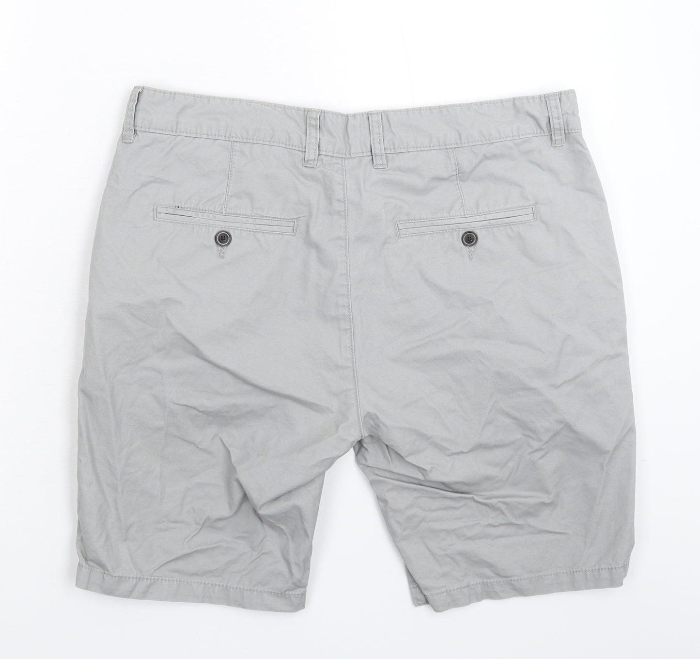 ACW 85 Mens Grey   Chino Shorts Size 36