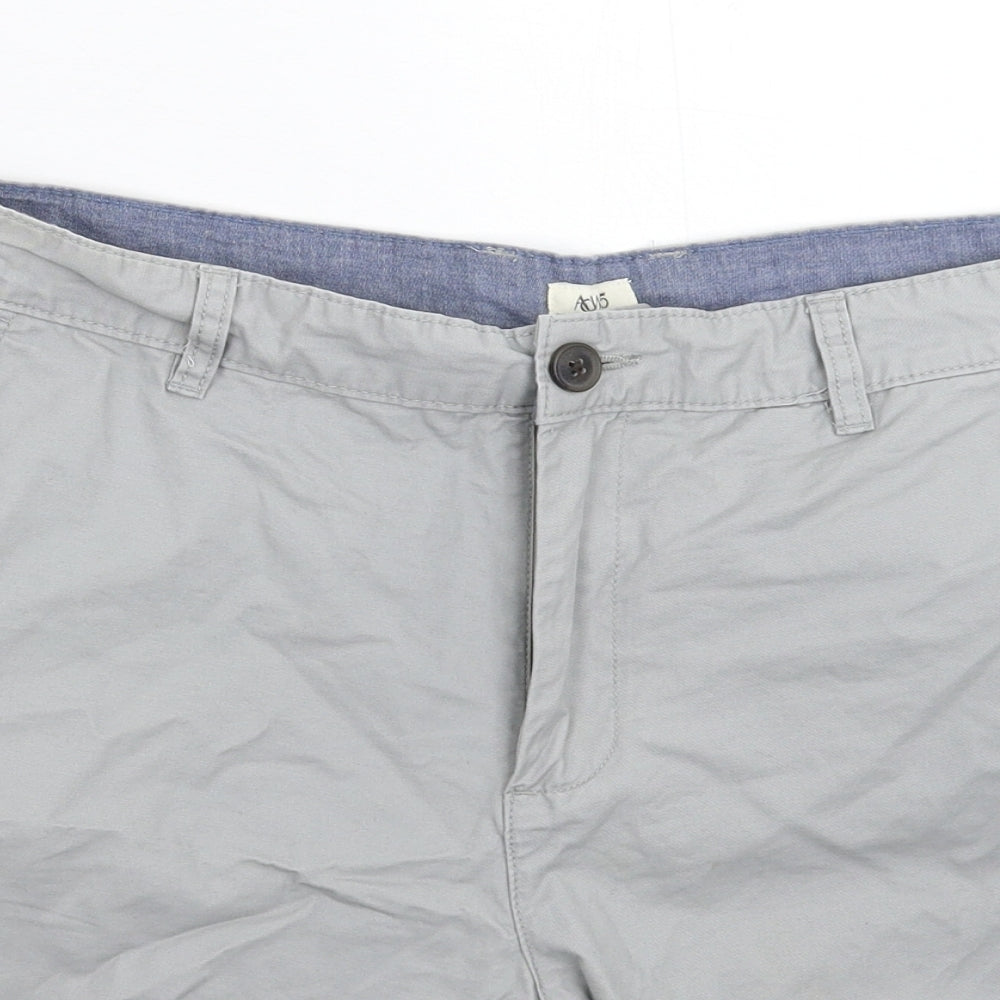ACW 85 Mens Grey   Chino Shorts Size 36