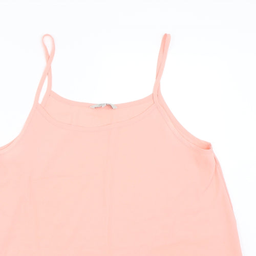 Peacocks Womens Pink   Basic Tank Size 14