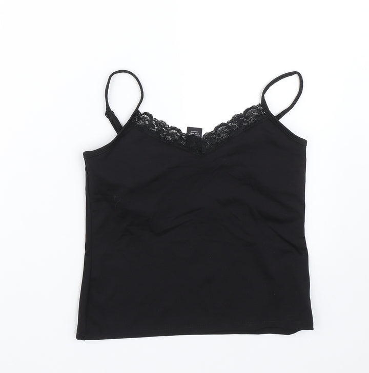 New York Company Girls Black   Basic Tank Size M