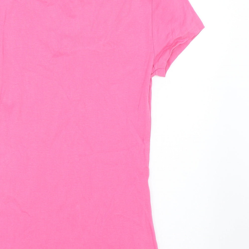 F&F Womens Pink   Basic T-Shirt Size 8