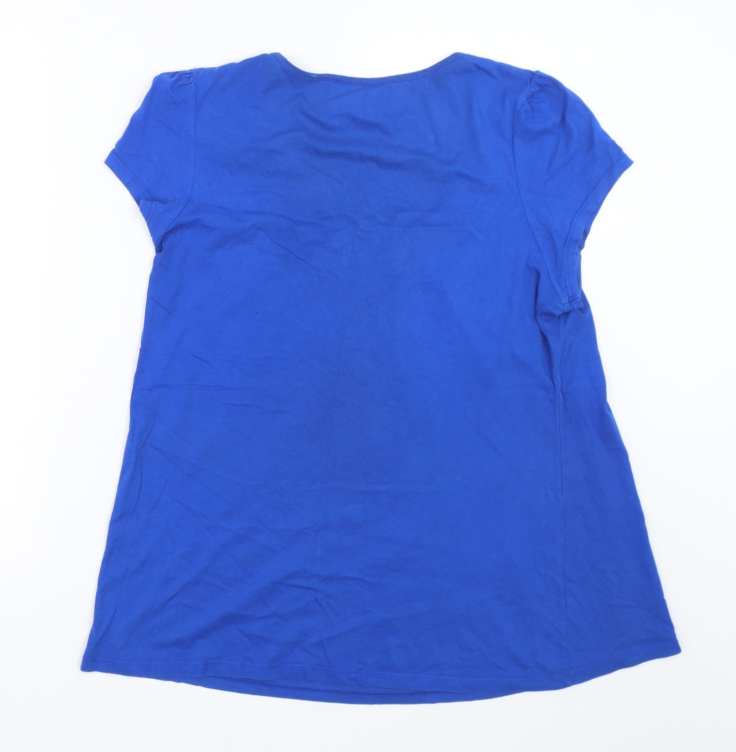 Cherokee Womens Blue   Basic T-Shirt Size 16