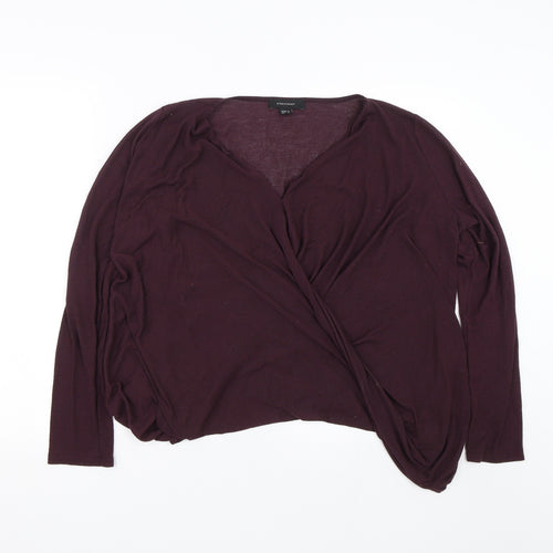 Atmosphere Womens Purple   Basic T-Shirt Size 12