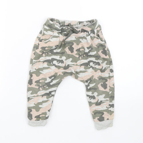 NEXT Girls Multicoloured Camouflage  Sweatpants Trousers Size 12-18 Months