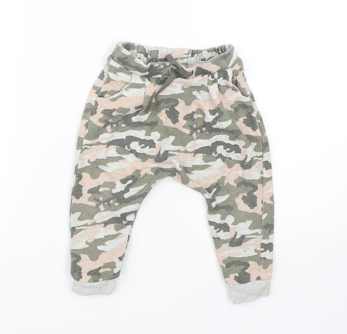 NEXT Girls Multicoloured Camouflage  Sweatpants Trousers Size 12-18 Months