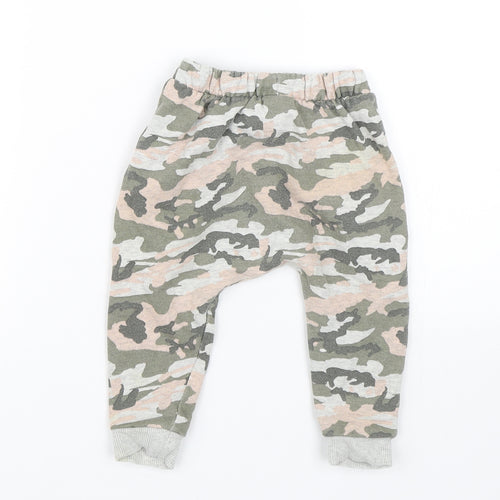 NEXT Girls Multicoloured Camouflage  Sweatpants Trousers Size 12-18 Months