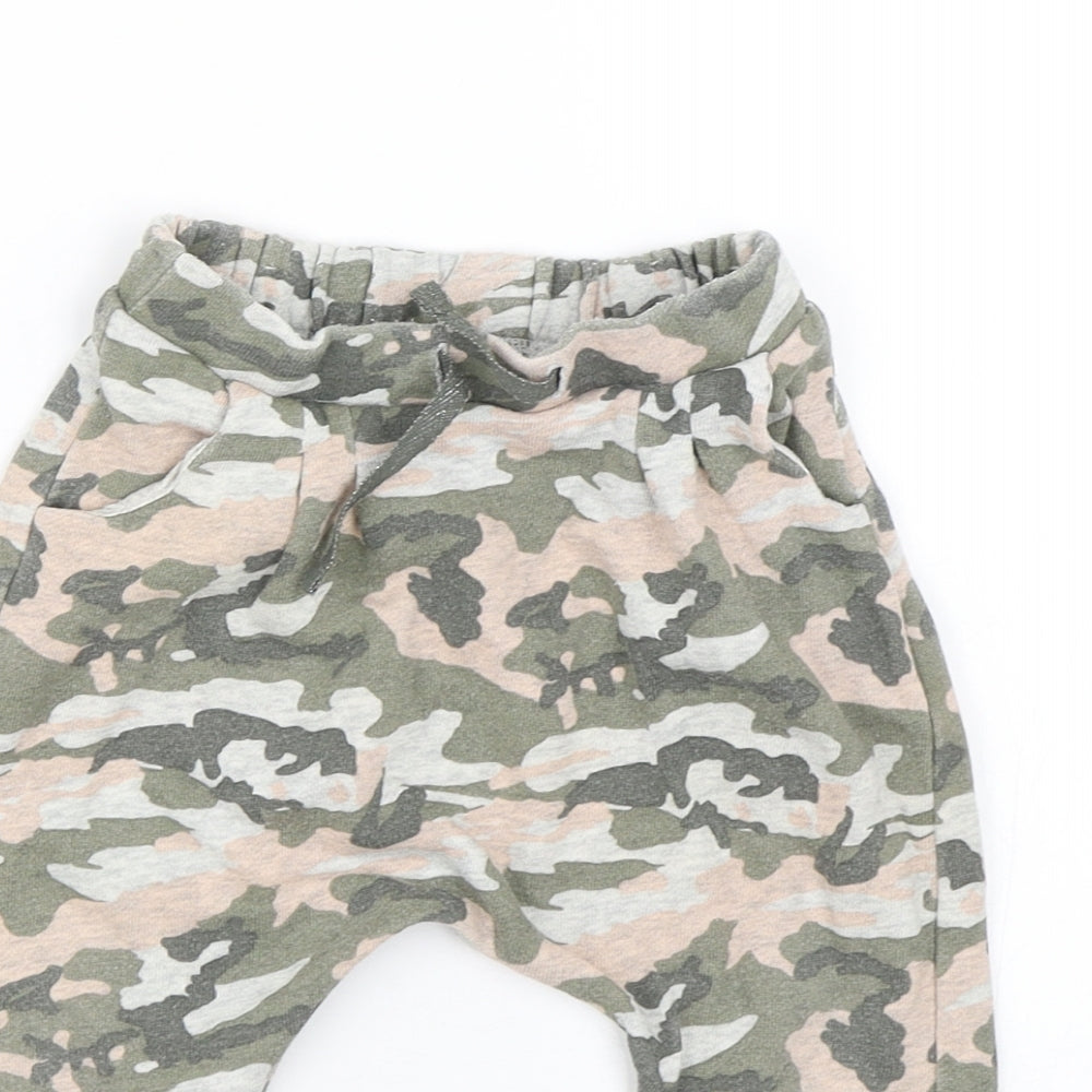 NEXT Girls Multicoloured Camouflage  Sweatpants Trousers Size 12-18 Months