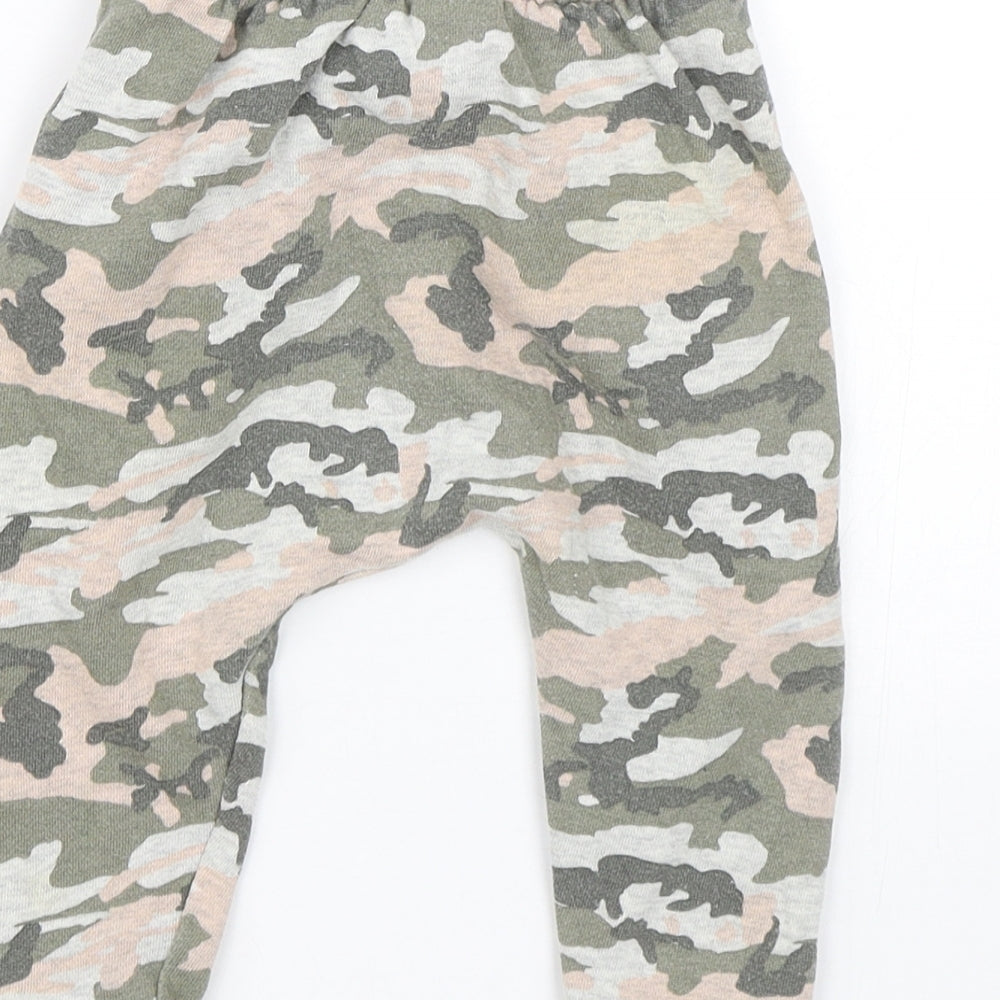 NEXT Girls Multicoloured Camouflage  Sweatpants Trousers Size 12-18 Months