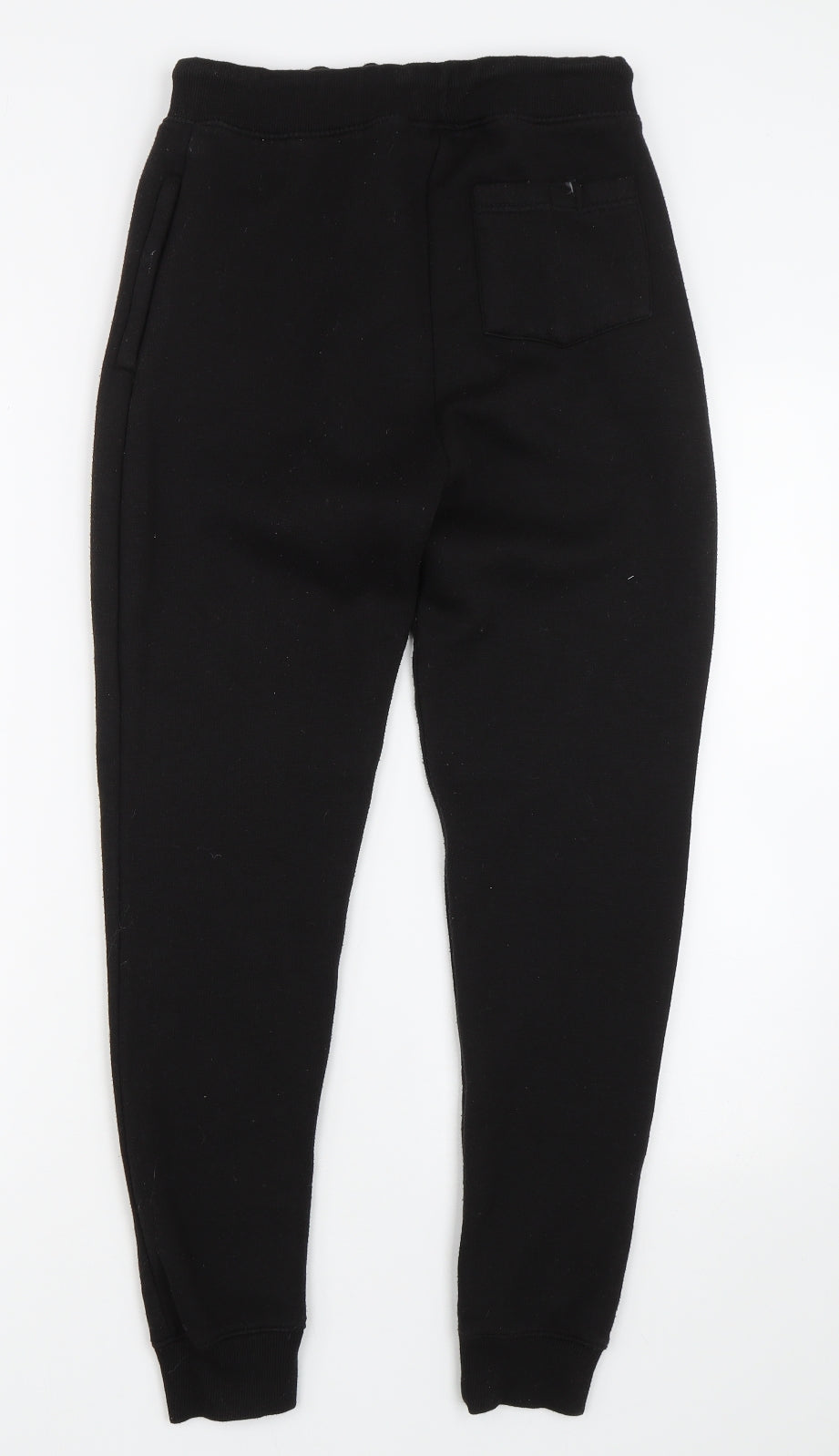 Preworn Boys Black   Sweatpants Trousers Size 13 Years