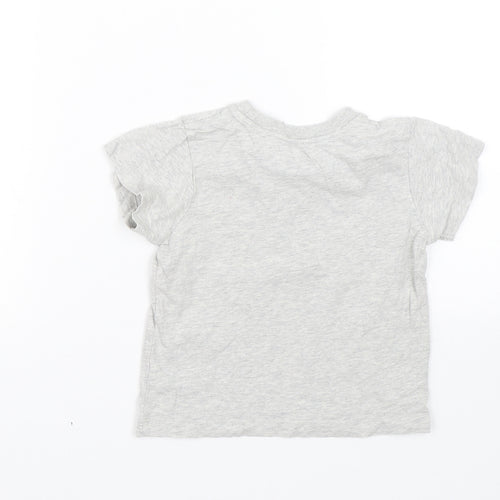 Cbeebies Boys Grey   Basic T-Shirt Size 2-3 Years