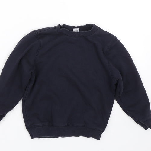 TU Boys Blue   Pullover Sweatshirt Size 4 Years  - School uniform