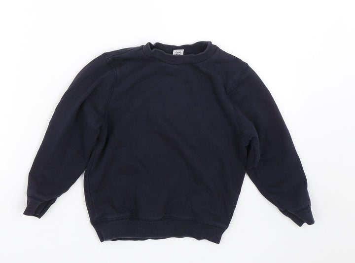 TU Boys Blue   Pullover Sweatshirt Size 4 Years  - School uniform