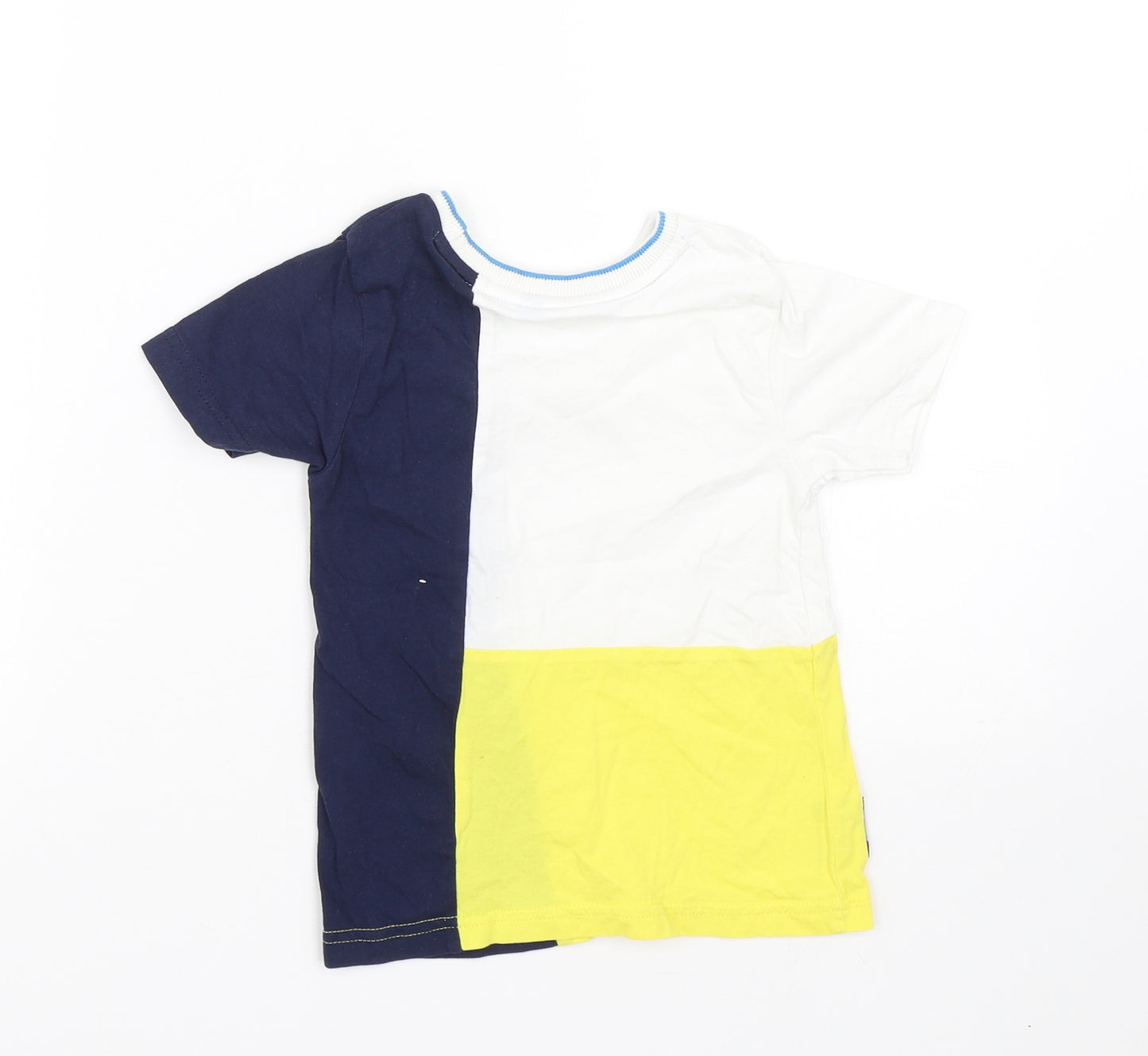 George Boys Multicoloured Colourblock  Basic T-Shirt Size 3-4 Years