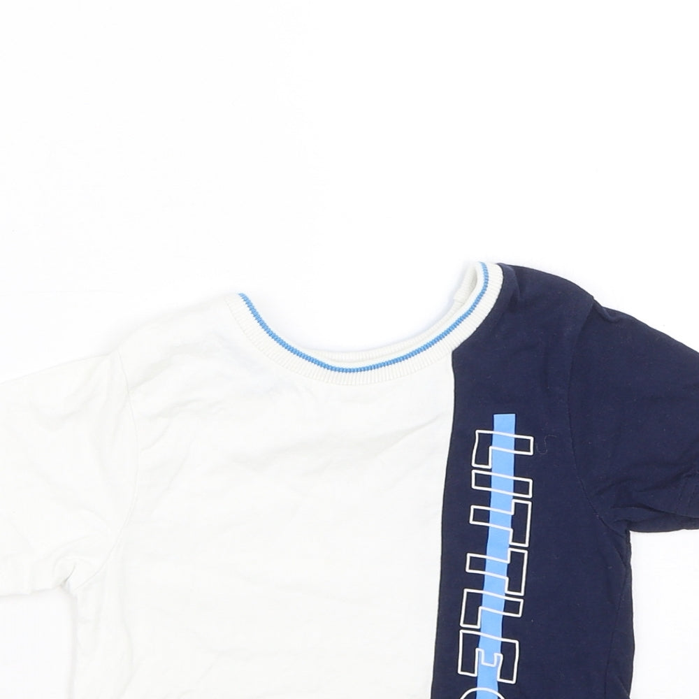 George Boys Multicoloured Colourblock  Basic T-Shirt Size 3-4 Years