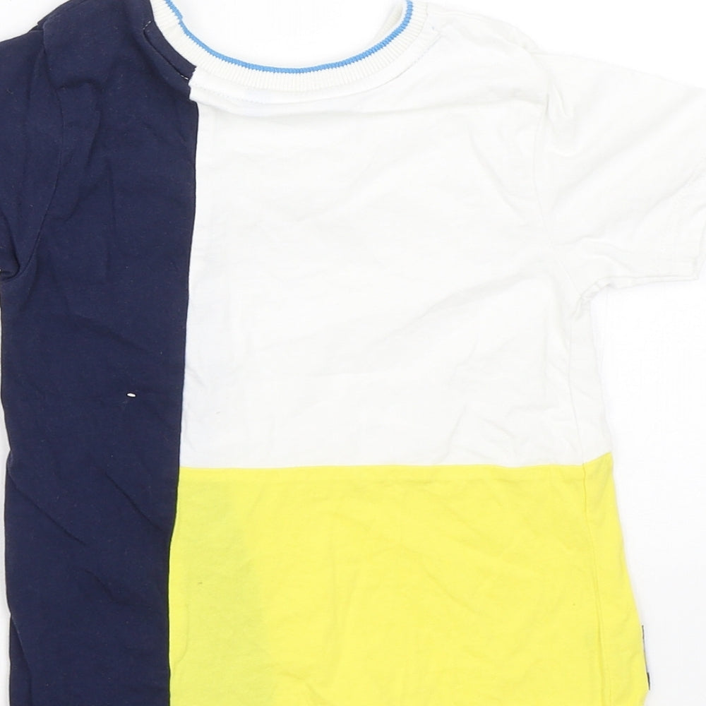 George Boys Multicoloured Colourblock  Basic T-Shirt Size 3-4 Years