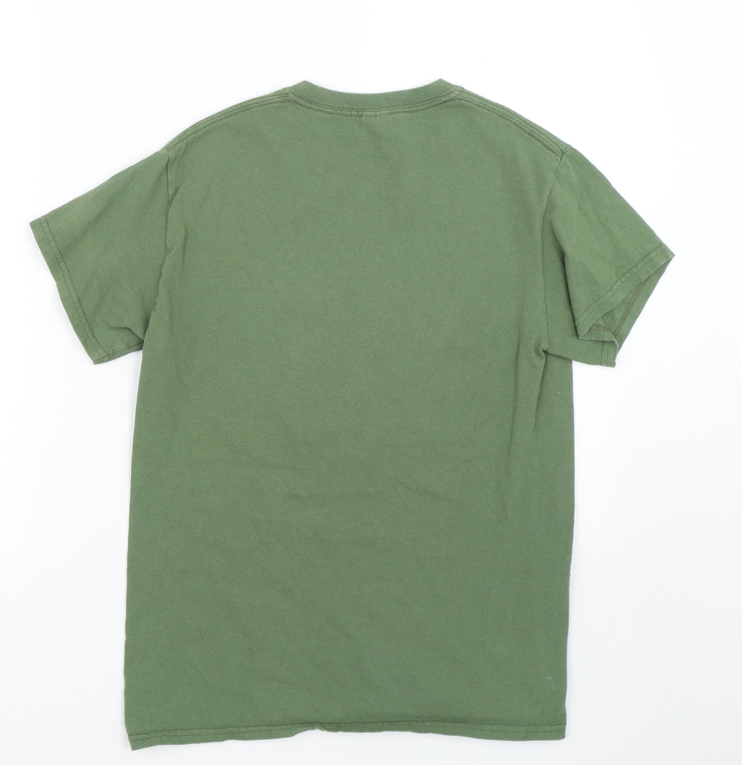 Gildan Mens Green    T-Shirt Size S  - Deadpool & Black Panther