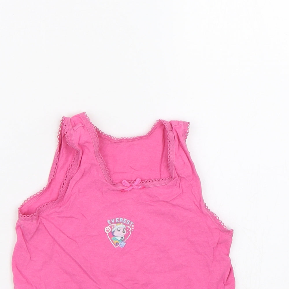 George Girls Pink   Top Pyjama Top Size 3-4 Years  - PAW PATROL