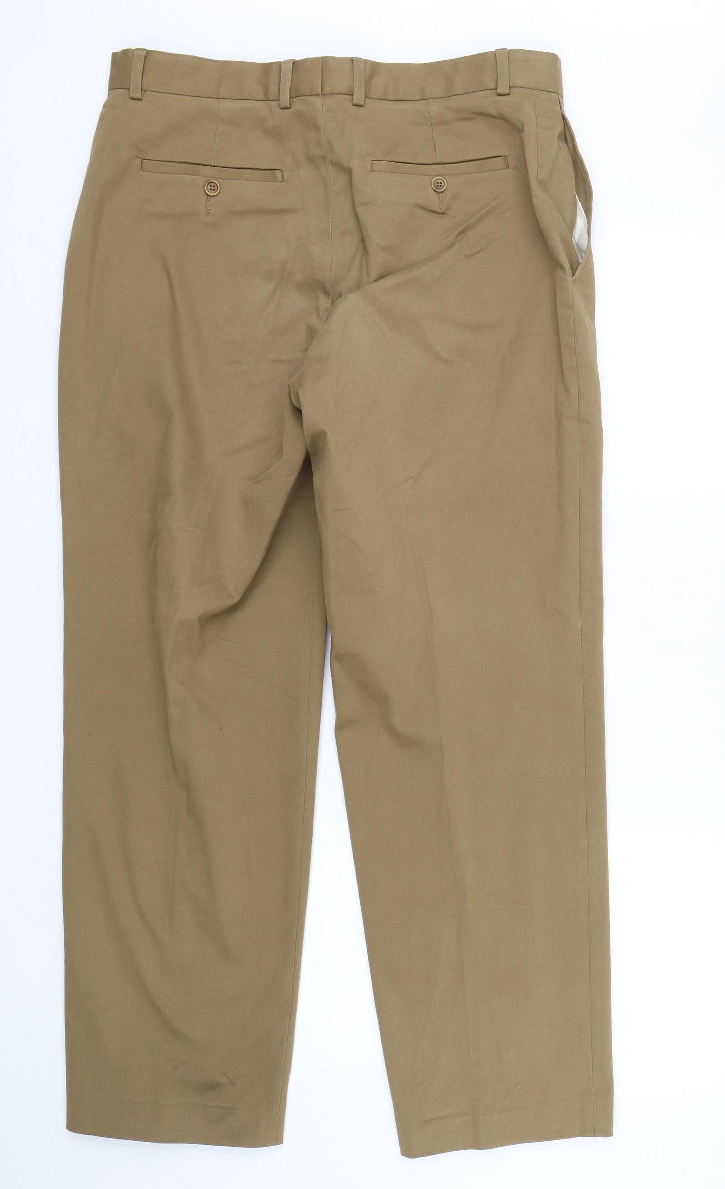 Preworn Mens Brown   Trousers  Size 34 L20 in