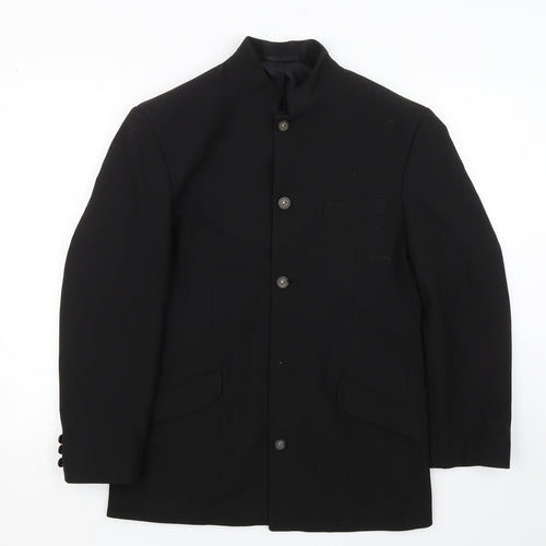 Stone Bridge Mens Black   Jacket Suit Size 38