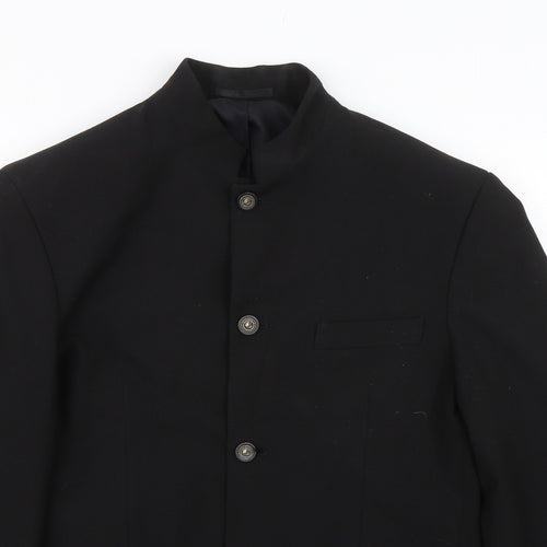 Stone Bridge Mens Black   Jacket Suit Size 38