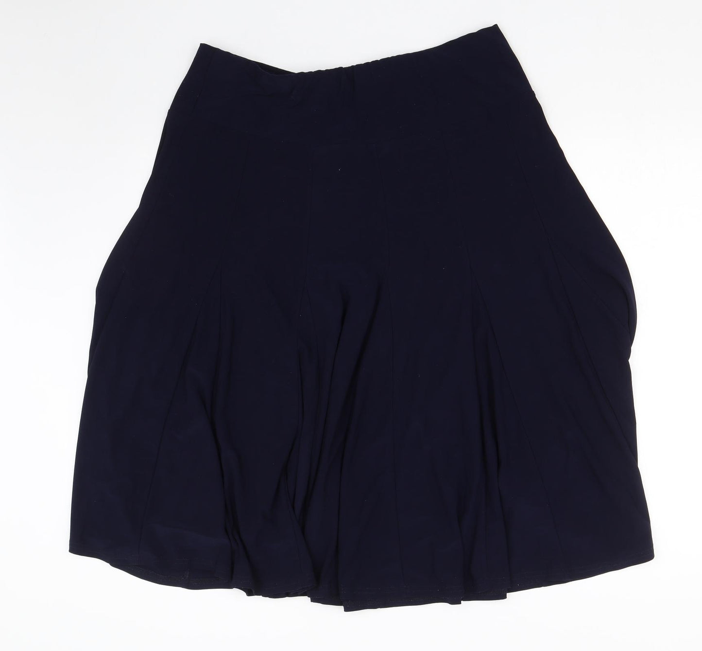 Essential Collection Womens Blue   Flare Skirt Size 16