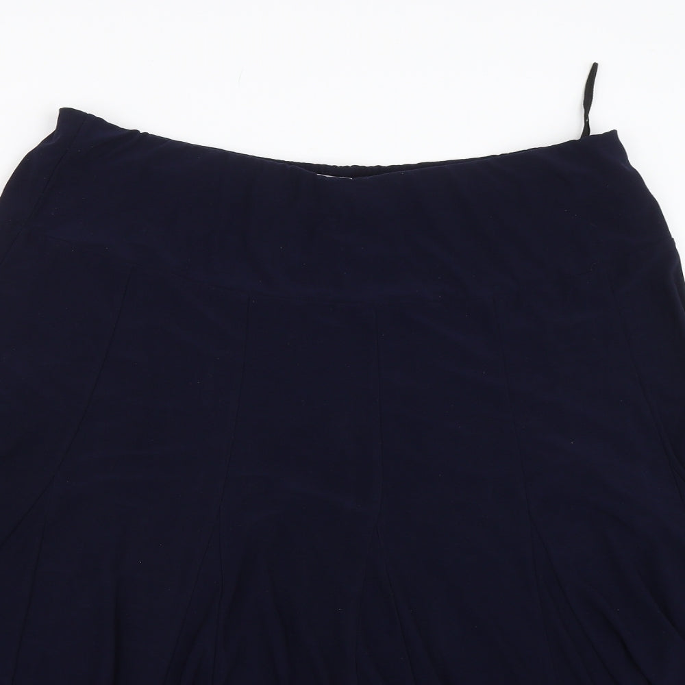 Essential Collection Womens Blue   Flare Skirt Size 16