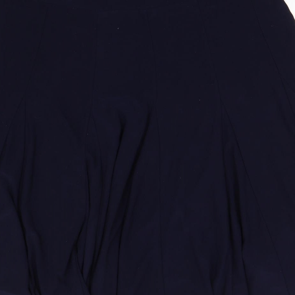 Essential Collection Womens Blue   Flare Skirt Size 16