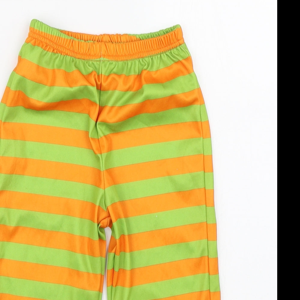 Matalan Boys Green Striped  Capri Trousers Size 3-4 Years