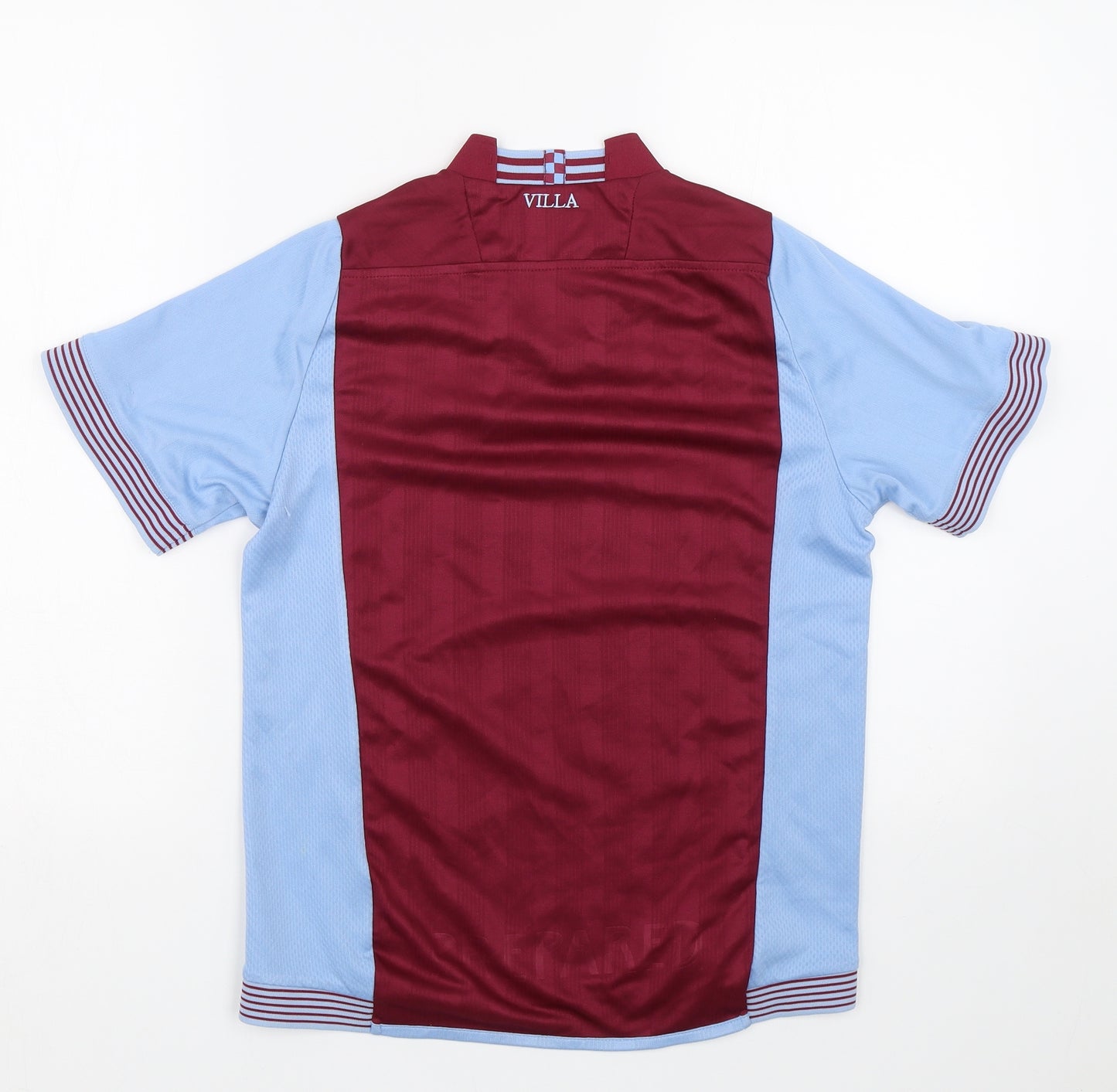 Macron Boys Purple Striped  Basic T-Shirt Size 11-12 Years  - Aston Villa FC
