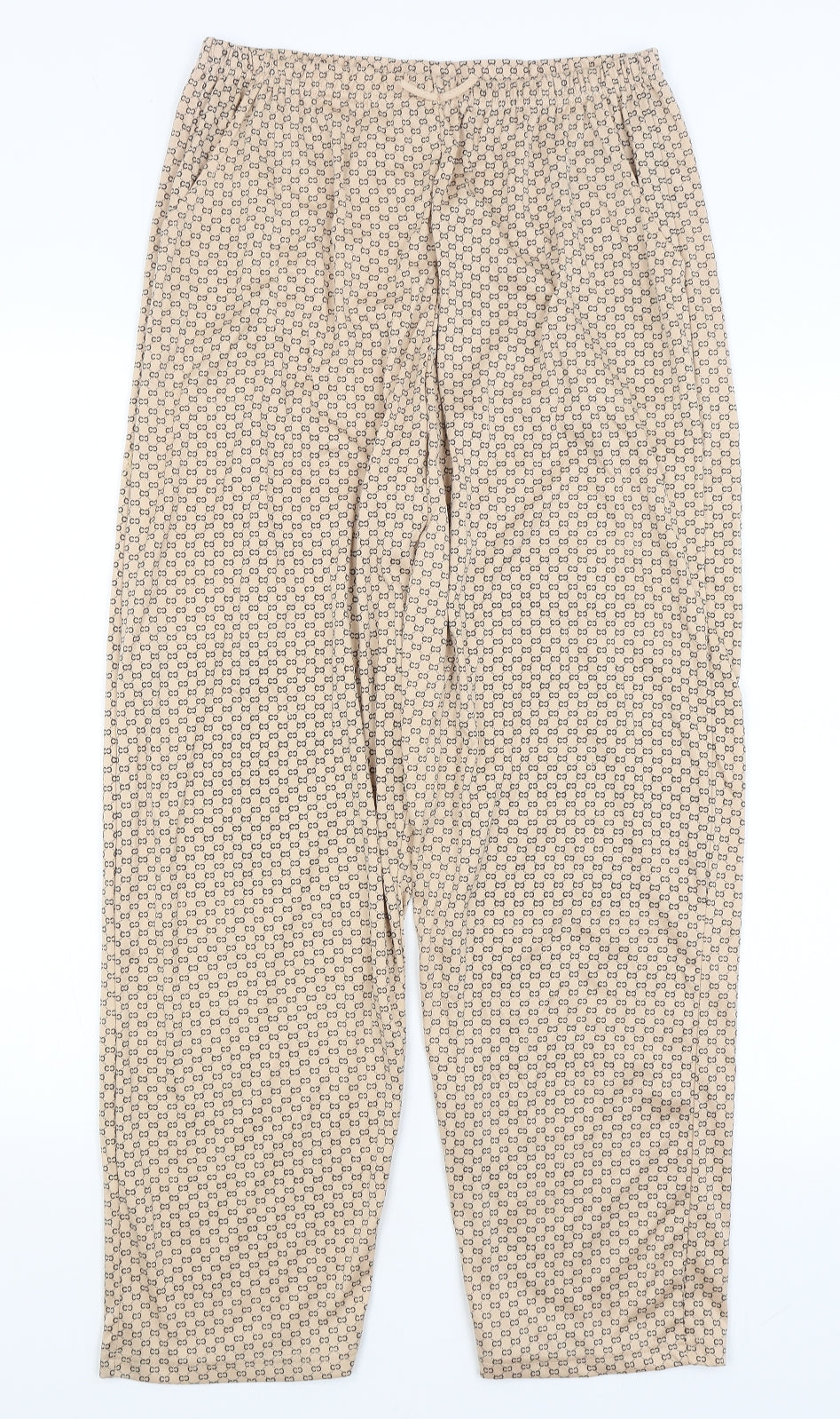Le Tyna Womens Brown   Trousers  Size M L27 in