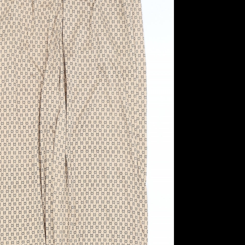 Le Tyna Womens Brown   Trousers  Size M L27 in