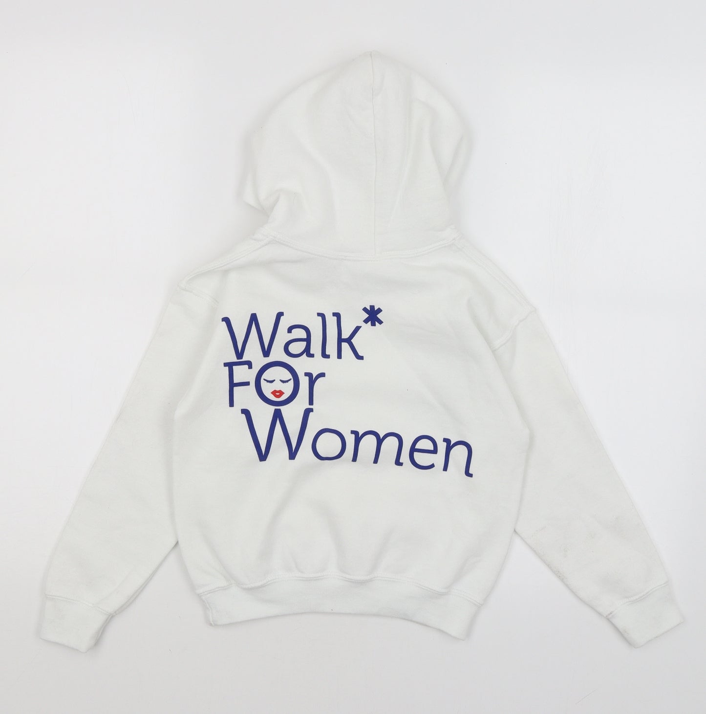 Gildan Girls White   Pullover Hoodie Size 5 Years  - Walk for Women