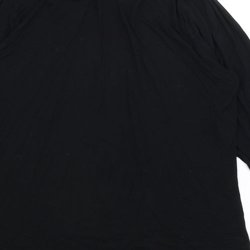 M&S Womens Black   Basic T-Shirt Size 14