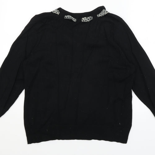 Debenhams Womens Black   Pullover Jumper Size 16