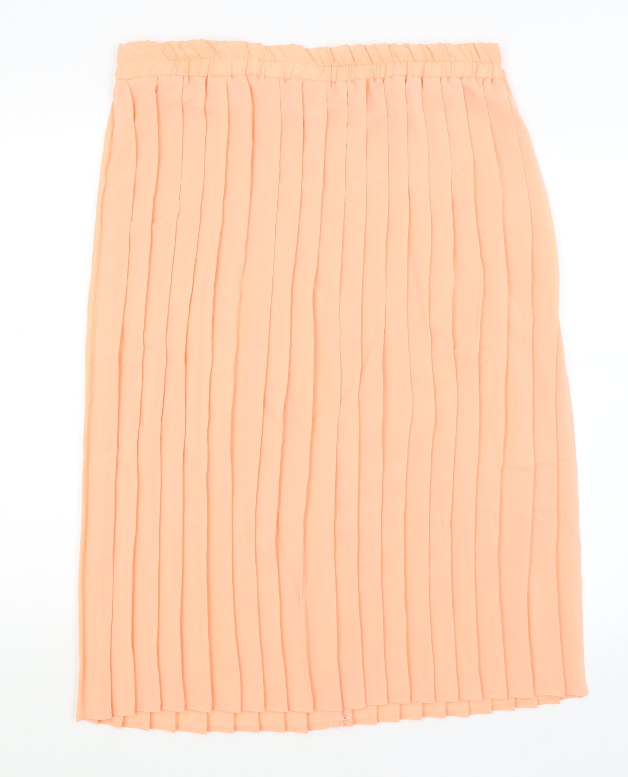 Preworn Womens Pink   Pleated Skirt Size XL