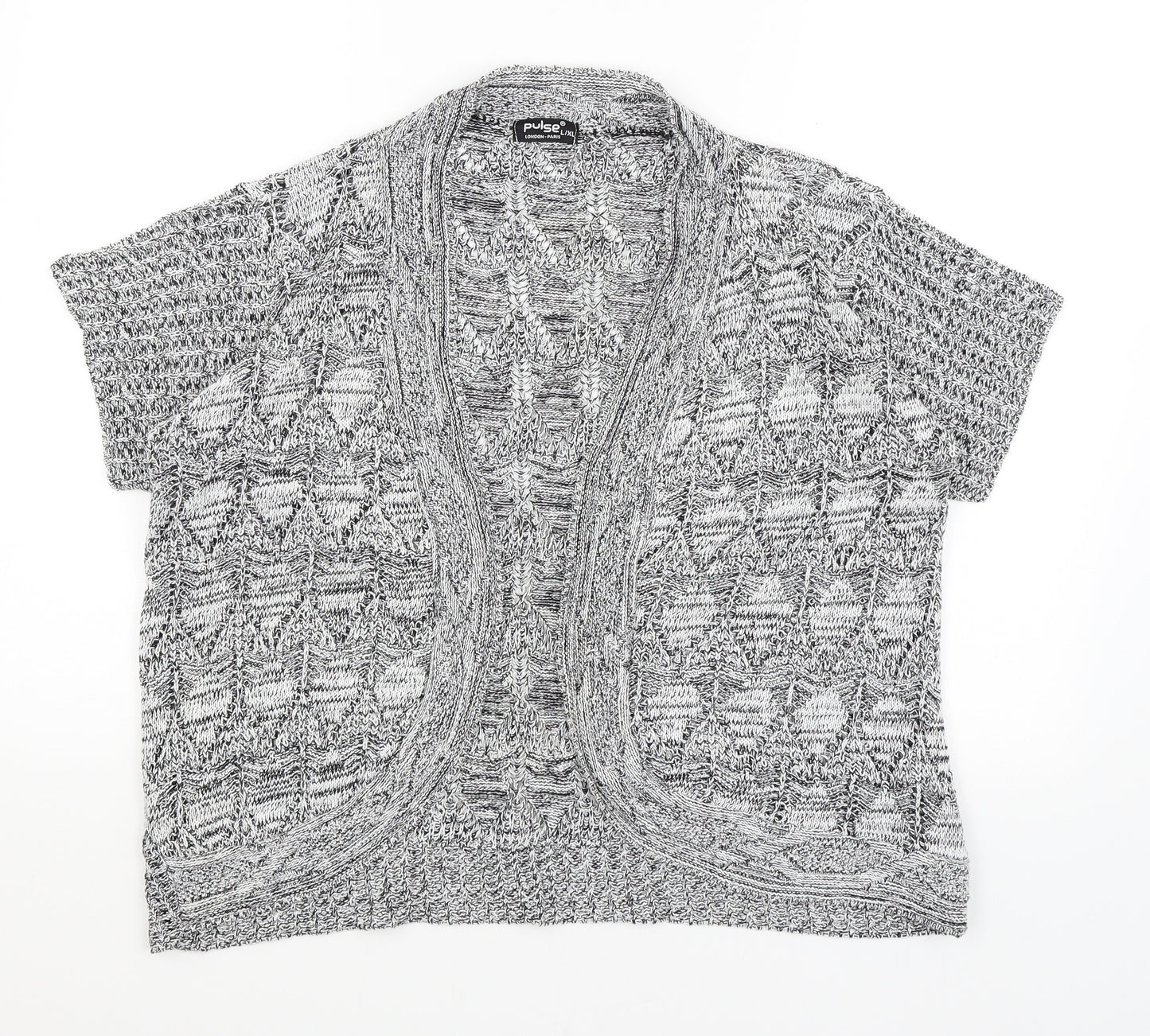 Pulse Womens Grey   Cardigan Jumper Size L