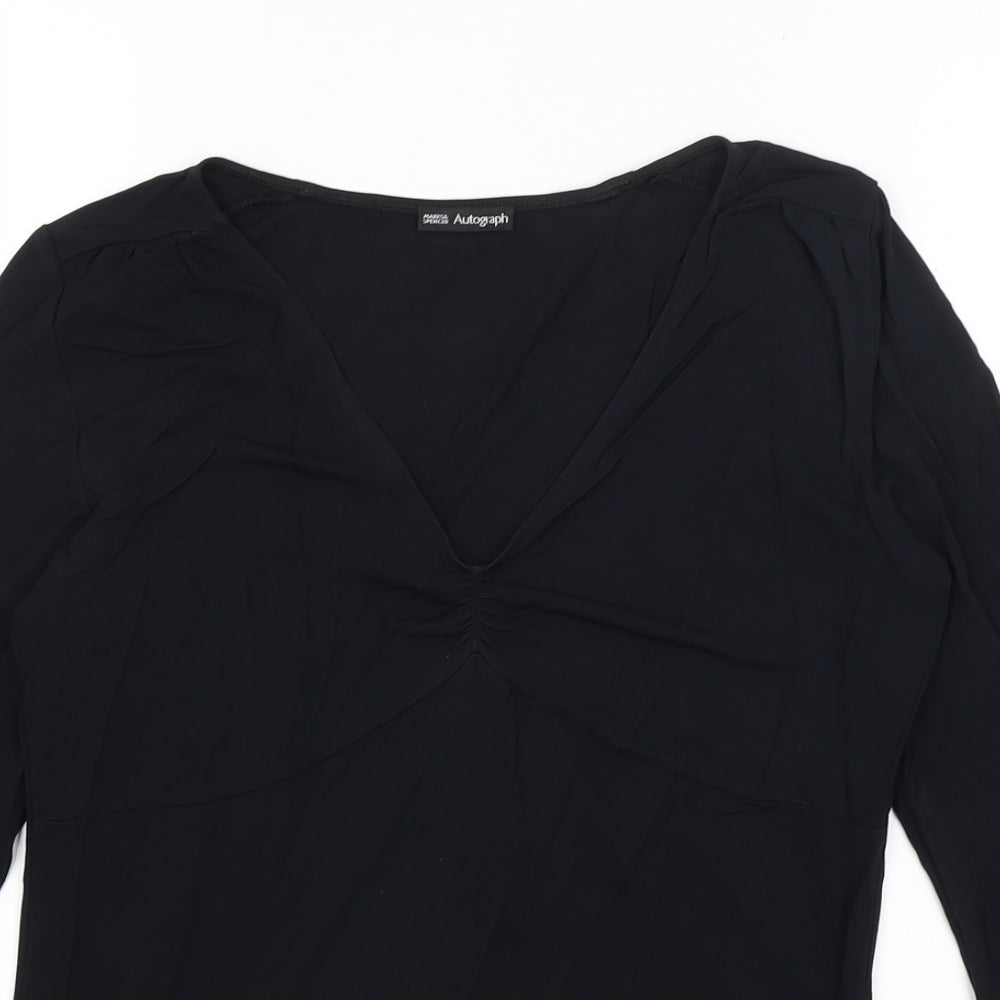 Autograph Womens Black   Basic T-Shirt Size 10