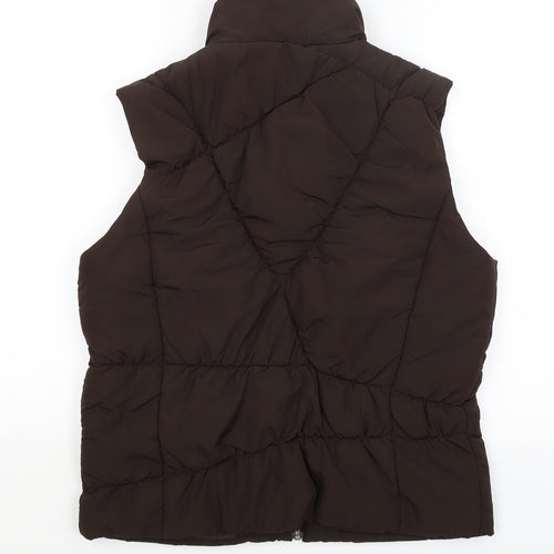 TU Womens Brown   Gilet Coat Size 18