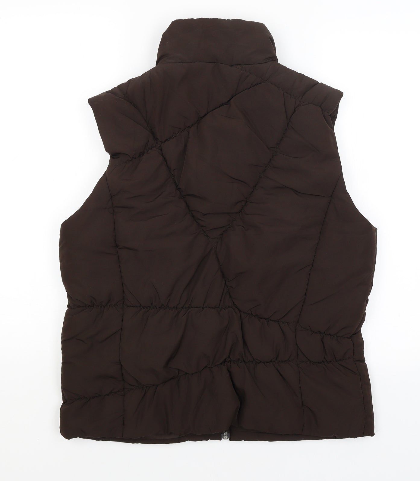 TU Womens Brown   Gilet Coat Size 18