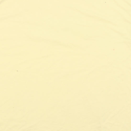 Preworn Womens Yellow   Basic T-Shirt Size M  - Fish