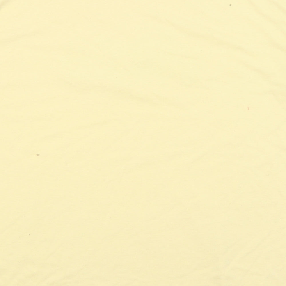Preworn Womens Yellow   Basic T-Shirt Size M  - Fish