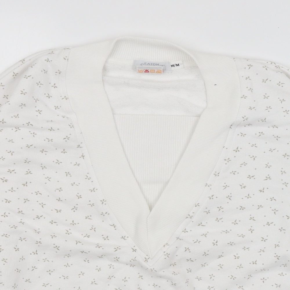 Eaton Select Womens White   Pullover Jumper Size M