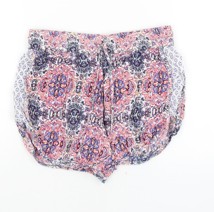 Atmosphere Womens White Paisley Hot Pants Shorts Size 4