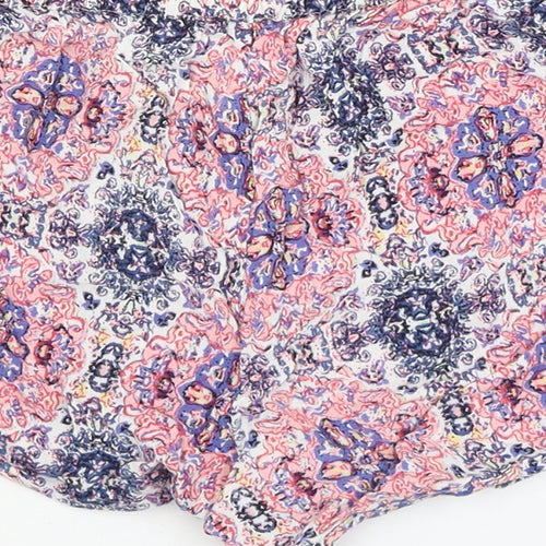 Atmosphere Womens White Paisley  Hot Pants Shorts Size 4
