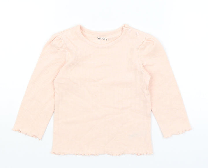 Nutmeg Baby Pink Basic T-Shirt Size 12-18 Months